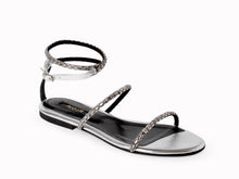 Load image into Gallery viewer, Crystal Sandal Flat
